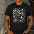 Play Cars On Dad's Back Mom's Back City Map BACK PRINT ONLY Men's Casual T-Shirt Dark Grey