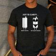 Plumber Hot Water Heater Plumbing Dad Joke Men's Casual T-Shirt Dark Grey