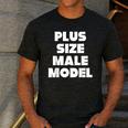 Plus Size Male Model Fat Guy Or Dad BOD Men's Casual T-Shirt Dark Grey Plus Size Male Model Fat Guy Or Dad BOD Men's Casual T-Shirt Dark Grey