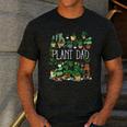 Potted Plant Dad Men's Casual T-Shirt Dark Grey