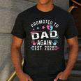 Promoted To Dad Again Est 2026 Vintage Dad Men's Casual T-Shirt Dark Grey Promoted To Dad Again Est 2026 Vintage Dad Men's Casual T-Shirt Dark Grey