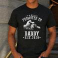 Promoted To Daddy Est 2026 Soon To Be Daddy 2026 Men's Casual T-Shirt Dark Grey
