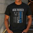 Proud Air Force Dad Of The US Air Force USA Flag Men's Casual T-Shirt Dark Grey Proud Air Force Dad Of The US Air Force USA Flag Men's Casual T-Shirt Dark Grey