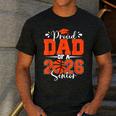 Proud Dad Of A 2026 Senior Basketball Graduation Family Men's Casual T-Shirt Dark Grey