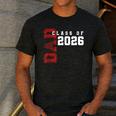 Proud Dad Of Class Of 2026 Graduate Men's Casual T-Shirt Dark Grey Proud Dad Of Class Of 2026 Graduate Men's Casual T-Shirt Dark Grey