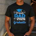 Proud Dad Of a Class Of 2026 Graduate Senior 2026 Men's Casual T-Shirt Dark Grey