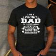 I Am A Proud Dad Of A Freaking Amazing Daughter For Father Men's Casual T-Shirt Dark Grey