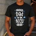 Proud Dad Of An NICU Grad NICU Graduate Father Parents Men's Casual T-Shirt Dark Grey
