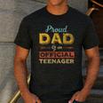 Proud Dad Of An Official Teenager 13th Birthday Son Daughter Men's Casual T-Shirt Dark Grey