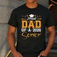 Proud Dad Of A Senior 2026 Class Of 2026 Graduate Men's Casual T-Shirt Dark Grey