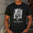 Proud Irish Wolfhound Dad Dog Dad Irish Wolfhound Dog Men's Casual T-Shirt Dark Grey