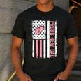 Proud New Dad New Girl Baby Fathers Day First Time Dad Men's Casual T-Shirt Dark Grey