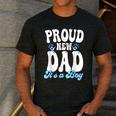 Proud New Dad It's A Boy Father To Be Soon To Be Dad Men's Casual T-Shirt Dark Grey Proud New Dad It's A Boy Father To Be Soon To Be Dad Men's Casual T-Shirt Dark Grey