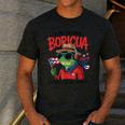 Puerto Rican Dad Idea For Men & Papá Boricua Coqui Frog Men's Casual T-Shirt Dark Grey