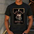 Rad Dad Society Cool Dad Club Dad Life Tee Fathers Day Men's Casual T-Shirt Dark Grey