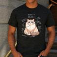 Ragdoll Cat Anatomy Cute Pet Mom Dad Cream Bicolor Men's Casual T-Shirt Dark Grey