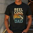 Reel Cool Dad Fathers Day Fishing Outdoors Men's Casual T-Shirt Dark Grey Reel Cool Dad Fathers Day Fishing Outdoors Men's Casual T-Shirt Dark Grey