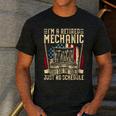 Retired Car Mechanic Tool Retirement Dad Grandpa Men Men's Casual T-Shirt Dark Grey