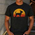 Retro Chihuahua Men Women Dog Mom Dad Chihuahua Men's Casual T-Shirt Dark Grey