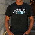 Robotics Dad Of A Robotics Engineer Dad Robotics Father Men's Casual T-Shirt Dark Grey Robotics Dad Of A Robotics Engineer Dad Robotics Father Men's Casual T-Shirt Dark Grey