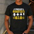 Robotics Father Robotics Dad Men's Casual T-Shirt Dark Grey