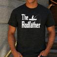 The Rodfather Fishing Dad Men's Casual T-Shirt Dark Grey