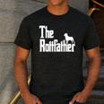 The RottFather Rottweiler Dad Shirt Men Men's Casual T-Shirt Dark Grey