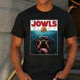 Rottie Rottweiler Jowls Burger Giant Tank Dog Mom Dad Men's Casual T-Shirt Dark Grey