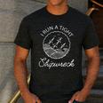 I Run A Tight Shipwreck Saying Wreck Mom Dad Men's Casual T-Shirt Dark Grey I Run A Tight Shipwreck Saying Wreck Mom Dad Men's Casual T-Shirt Dark Grey