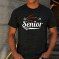 Senior Basketball Dad Class Of 2026 Graduation Graduate Men's Casual T-Shirt Dark Grey