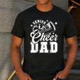 Senior Cheer Dad 2026 Proud Cheerleader Dad Class Of 2026 Men's Casual T-Shirt Dark Grey