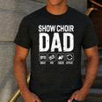 Show Choir Dad Drive Pay Cheer Dad Of A Choir Performer Men's Casual T-Shirt Dark Grey