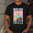 The Simpsons Father's Day Mad Dad Skills Homer Poster Men's Casual T-Shirt Dark Grey