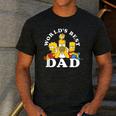 The Simpsons World's Best Dad Father's Day Group V2 Small Men's Casual T-Shirt Dark Grey