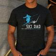 Ski Dad Winter Sports Skiing Father Men's Casual T-Shirt Dark Grey Ski Dad Winter Sports Skiing Father Men's Casual T-Shirt Dark Grey
