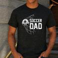 Soccer DAD Football Futbol Parents Goal Men's Casual T-Shirt Dark Grey
