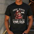 Soggy Beaver Bbq Barbecue Grill Master Humor Dad Men Men's Casual T-Shirt Dark Grey