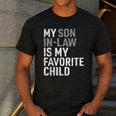 My Son In Law Is My Favorite Child Mom Dad Parents Men's Casual T-Shirt Dark Grey
