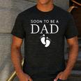 Soon To Be A Dad Unique Father For Would Be Daddy Men's Casual T-Shirt Dark Grey