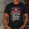 Soon To Be A Daddy Of A Beautiful Baby Girl New Dad T-Shirt Men's Casual T-Shirt Dark Grey