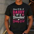 Soon To Be A Daddy Of A Beautiful Baby Girl Baby Shower Men's Casual T-Shirt Dark Grey Soon To Be A Daddy Of A Beautiful Baby Girl Baby Shower Men's Casual T-Shirt Dark Grey
