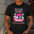Spa Birthday Party Dad Of The Pampered Bday Girl Family Men's Casual T-Shirt Dark Grey