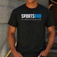 Sports Dad Shirt Cute Father's Day Men's Casual T-Shirt Dark Grey