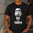 Star Wars Father's Day Stormtrooper Dad Is A Trooper Vintage Men's Casual T-Shirt Dark Grey Star Wars Father's Day Stormtrooper Dad Is A Trooper Vintage Men's Casual T-Shirt Dark Grey