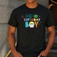 Star Wars Grogu Mandalorian Toon Dad Of The Birthday Boy Men's Casual T-Shirt Dark Grey