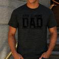 Stay At Home Dad Humor Quote Fathers Quote Men's Casual T-Shirt Dark Grey