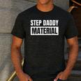 Step Dad Father Family Step Daddy Material -Adults Male Short Sleeve T-Shirt Novelty-T-Shirts Small Men's Casual T-Shirt Dark Grey