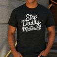 Step Daddy Material Men's Casual T-Shirt Dark Grey