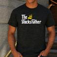 The Stocks Father Trader Dad Men's Casual T-Shirt Dark Grey