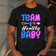 Team Healthy Baby Gender Reveal Pregnancy Mom Dad Men's Casual T-Shirt Dark Grey Team Healthy Baby Gender Reveal Pregnancy Mom Dad Men's Casual T-Shirt Dark Grey